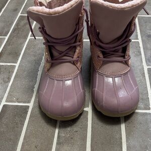 Kids Pink Winter Boots